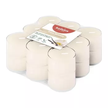 BOLSIUS Velas de té Aroma True Scents vainilla 18 uds.
