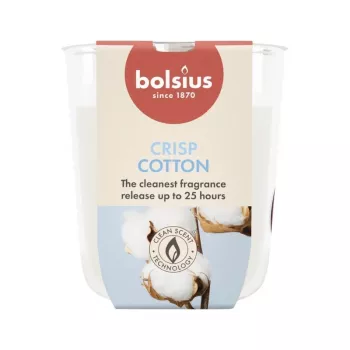 BOLSIUS Vela perfumada True Scents Fresh Cotton en vaso Ø80x73mm
