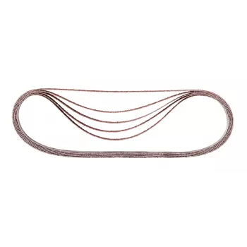 Makita P-43337 set de bandas de lijado, grano 60, 533 x 13 mm, 5 uds.