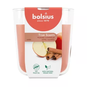 BOLSIUS True Scents vela perfumada en vaso manzana y canela 97x85mm