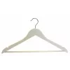 SAUBER perchas de madera 3 uds. blanco