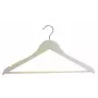 SAUBER perchas de madera 3 uds. blanco