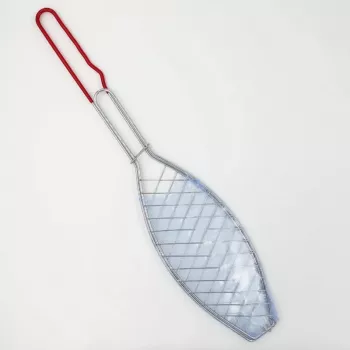 ASI COLLECTION Parrilla de pescado de doble cara 36x14 cm