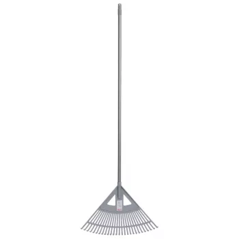 SAUBER Rastrillo para hojas con mango 57 cm