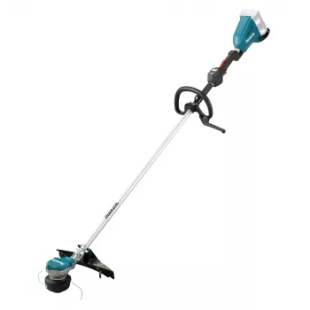 Makita DUR368LZX3 36V (2x18V) Desbrozadora sin escobillas, 350mm de ancho de corte, mango de bicicleta, eje dividido, solo herramienta