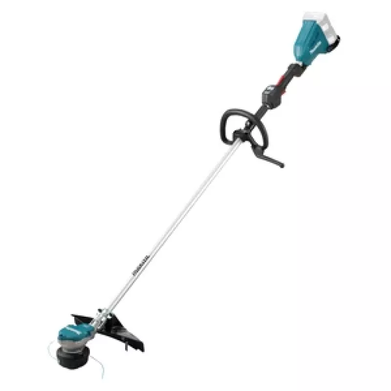 Makita DUR368LZX3 36V (2x18V) Desbrozadora sin escobillas, 350mm de ancho de corte, mango de bicicleta, eje dividido, solo herramienta