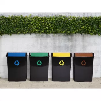 Tatay Cubo de basura 50L, verde