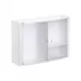 Armario de baño horizontal TATAY Blanco/Glaseado