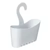 Estante de baño multifuncional colgante TATAY 25x9x28 cm Blanco