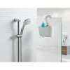 Estante de baño multifuncional colgante TATAY 25x9x28 cm Blanco