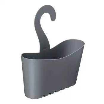 Estante de baño multifuncional colgante TATAY 25x9x28 cm Gris