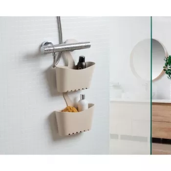 Estante de baño multifuncional colgante TATAY 25x9x28cm Ecohome
