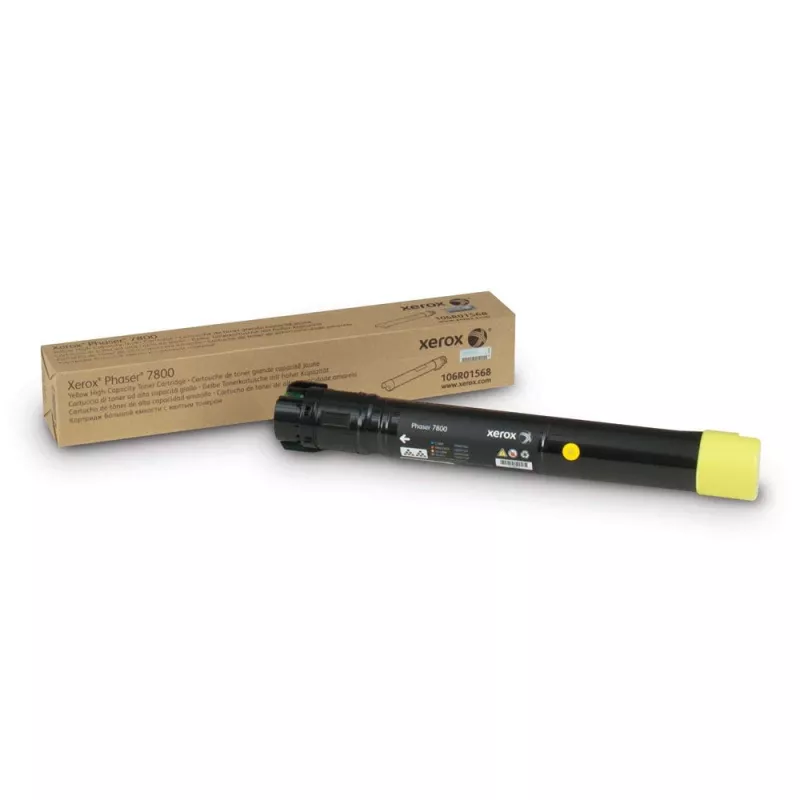 Xerox Phaser 7800 cartucho de tóner amarillo de alta capacidad 106R01568 (17.200 páginas)