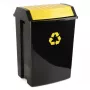 Tatay Cubo de basura 50L, amarillo