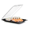 TATAY Recipiente para fruta y cóctel de sushi 17x25,2x3,2 cm negro