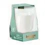 Vela aromática BOLSIUS Clean Light en vaso vainilla y haba tonka Ø95x85mm