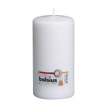 BOLSIUS Vela cilíndrica Ø200x98mm blanca