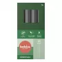 Bolsius velas de mesa 8 unidades en una caja 170/20 mm gris