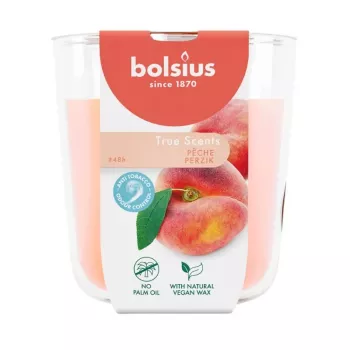 BOLSIUS True Scents vela perfumada en vaso melocotón Ø97x85mm