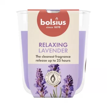 BOLSIUS True Scents lavanda vela perfumada en vaso Ø80x73mm