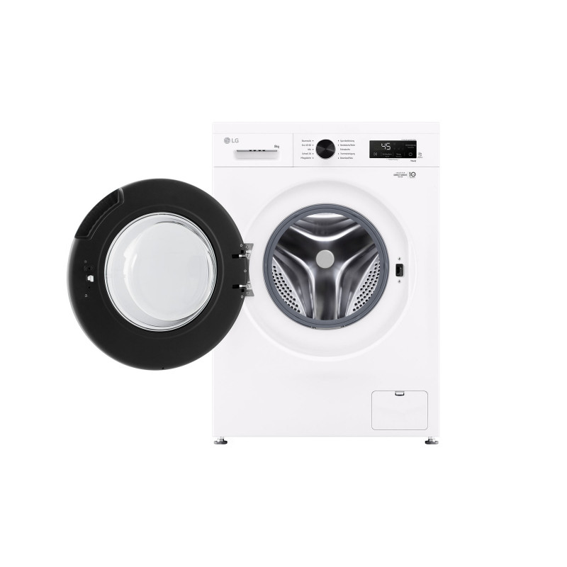 LG F4WB308Y lavadora de carga frontal 8 kg 1400 rpm con AI DD y vapor