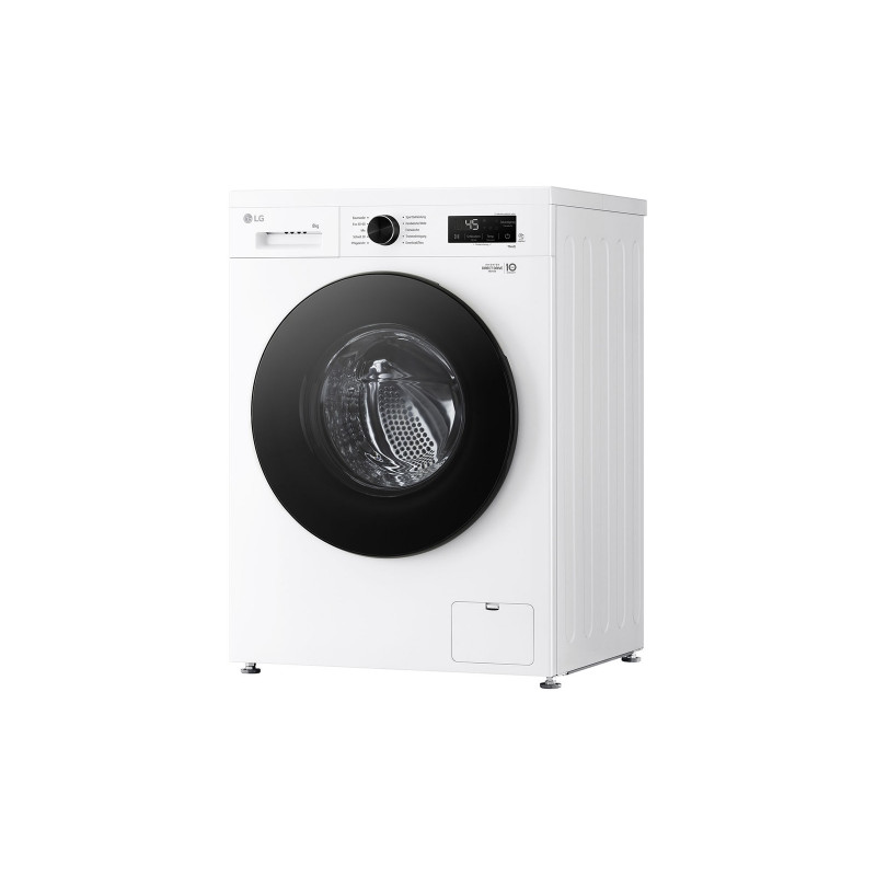 LG F4WB308Y lavadora de carga frontal 8 kg 1400 rpm con AI DD y vapor