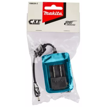Makita CXT 12V max adaptador de batería de Li-Ion con salida conector hueco DC (5,5 x 2,1 mm), 2,2A