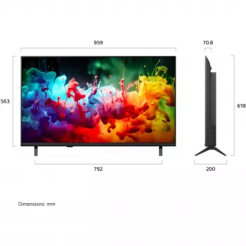 LG 43QNED7EB3C 43 pulgadas QNED 4K UHD Smart TV con webOS 24 y procesador AI