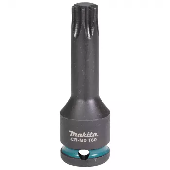 Makita Impact Black llave de vaso Torx T60 de 1/2 inch, 78 mm E-19853