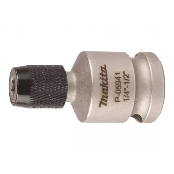 Makita P-05941 Adaptador de puntas 1/2 inch cuadradillo a 1/4 inch vástago hexagonal