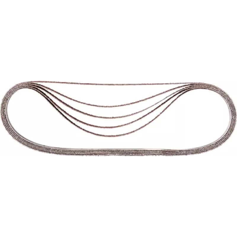 Makita P-43343 Set de bandas de lija, grano 80, 533 mm x 13 mm, 5 uds.