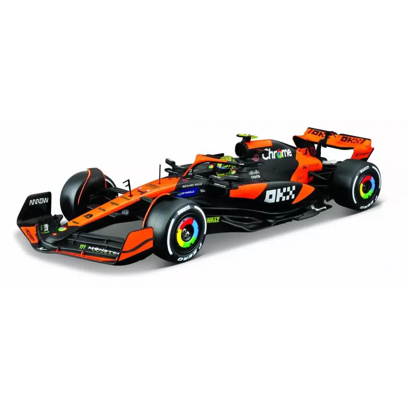 MaistoTech 582359N F1 McLaren MCL38 ´24 Miami Version #4 Norris 1:24 coche RC de iniciación, coche de carreras eléctrico