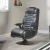 X Rocker Pro 4.1 silla gaming de pedestal con sonido envolvente 2.1, vibración, Bluetooth - negra