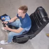 X Rocker Pro 4.1 silla gaming de pedestal con sonido envolvente 2.1, vibración, Bluetooth - negra