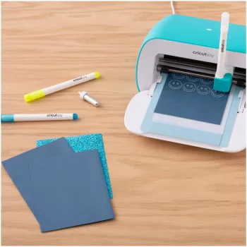 Cricut Joy set de rotuladores de gel 1,0 mm, blanco, azul, amarillo (3 rotuladores) 2009381