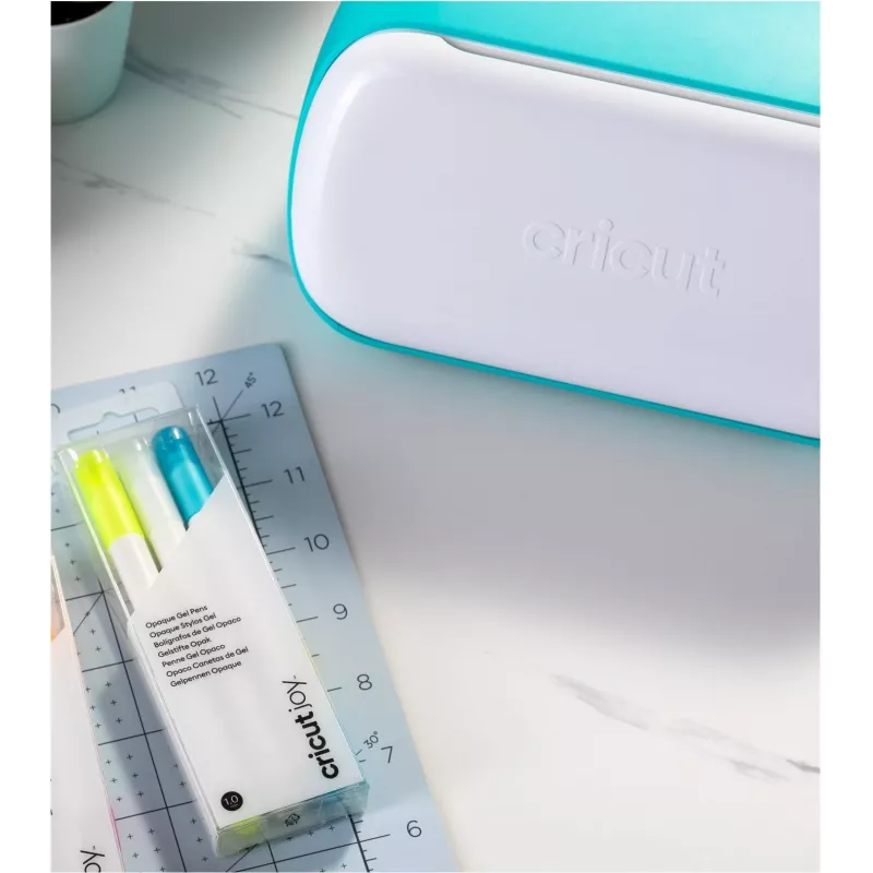 Cricut Joy set de rotuladores de gel 1,0 mm, blanco, azul, amarillo (3 rotuladores) 2009381