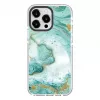 Evelatus Funda PC+TPU con MagSafe para Apple iPhone 15 Pro - mármol azul