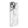 Evelatus Funda PC+TPU con MagSafe para Apple iPhone 15 mármol blanco