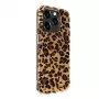 Evelatus Funda de policarbonato para Apple iPhone 15 Pro estampado leopardo