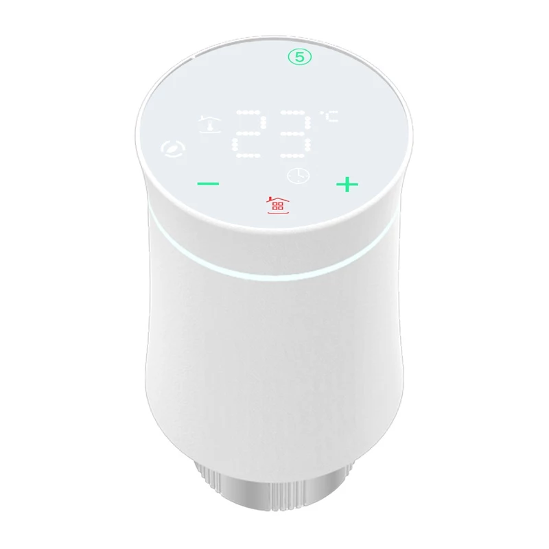 MOES TRV BY100 cabezal termostático táctil ZigBee