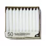 PAPSTAR vela de varilla blanca 196 mm de altura 22 mm de diámetro, 100 unidades, parafina, 7 h de duración