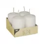 PAPSTAR vela cilíndrica 8 cm blanca