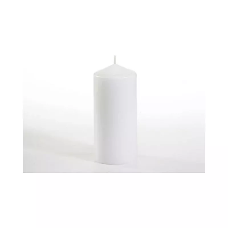 PAPSTAR vela cilíndrica 13 cm blanca
