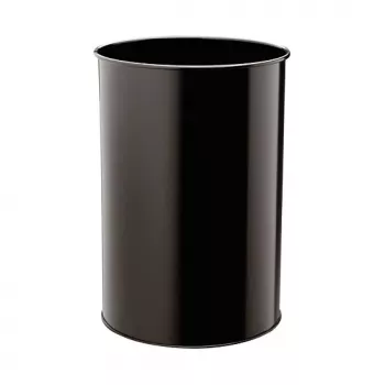 DURABLE papelera de plástico negra 30L