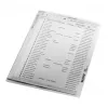 LEITZ fundas de documentos A5 granulado, 0,13 mm, transparente, pack de 100