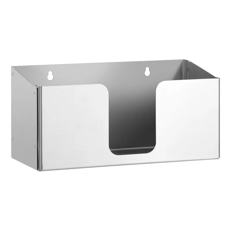 Bartscher ILZF20 dispensador de toallas de papel, plata, acero cromo-níquel cepillado, montaje en pared, con cerradura 850057