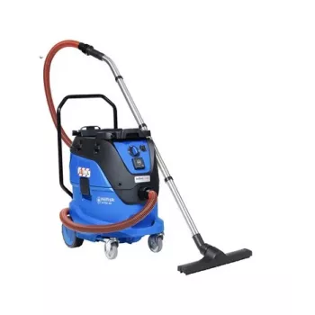 Nilfisk ATTIX 44-2L aspirador de agua y polvo, 42 L, 1200 W, Push&Clean, negro/azul