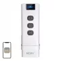 MOES YK2169 interruptor de escena inalámbrico ZigBee 3.0, 4 canales, 12 escenas, con batería, blanco