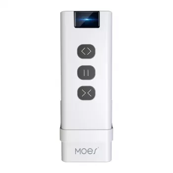 MOES YK2169 interruptor de escena inalámbrico ZigBee 3.0, 4 canales, 12 escenas, con batería, blanco