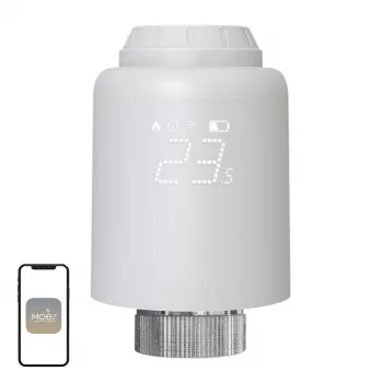 MOES ZTRV-PJ-601-MS cabezal termostático inteligente